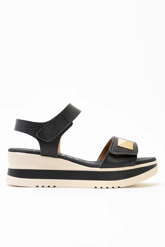 Sandalias Plataforma Negro - Oh My Sandals