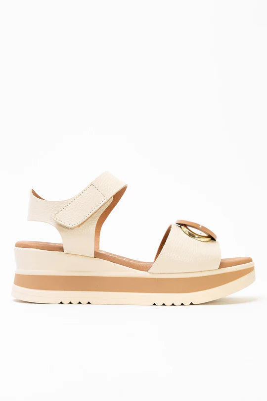 Sandalias Plataforma Beige - Oh My Sandals