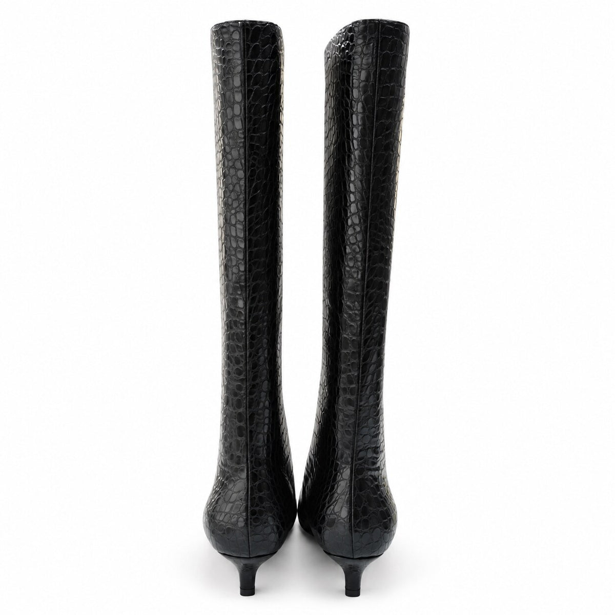 Botas altas Cayetano Jiménez 57011 negras de mujer, vista trasera del par