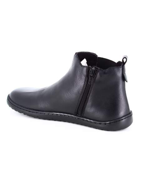 Botín barefoot piel negro
