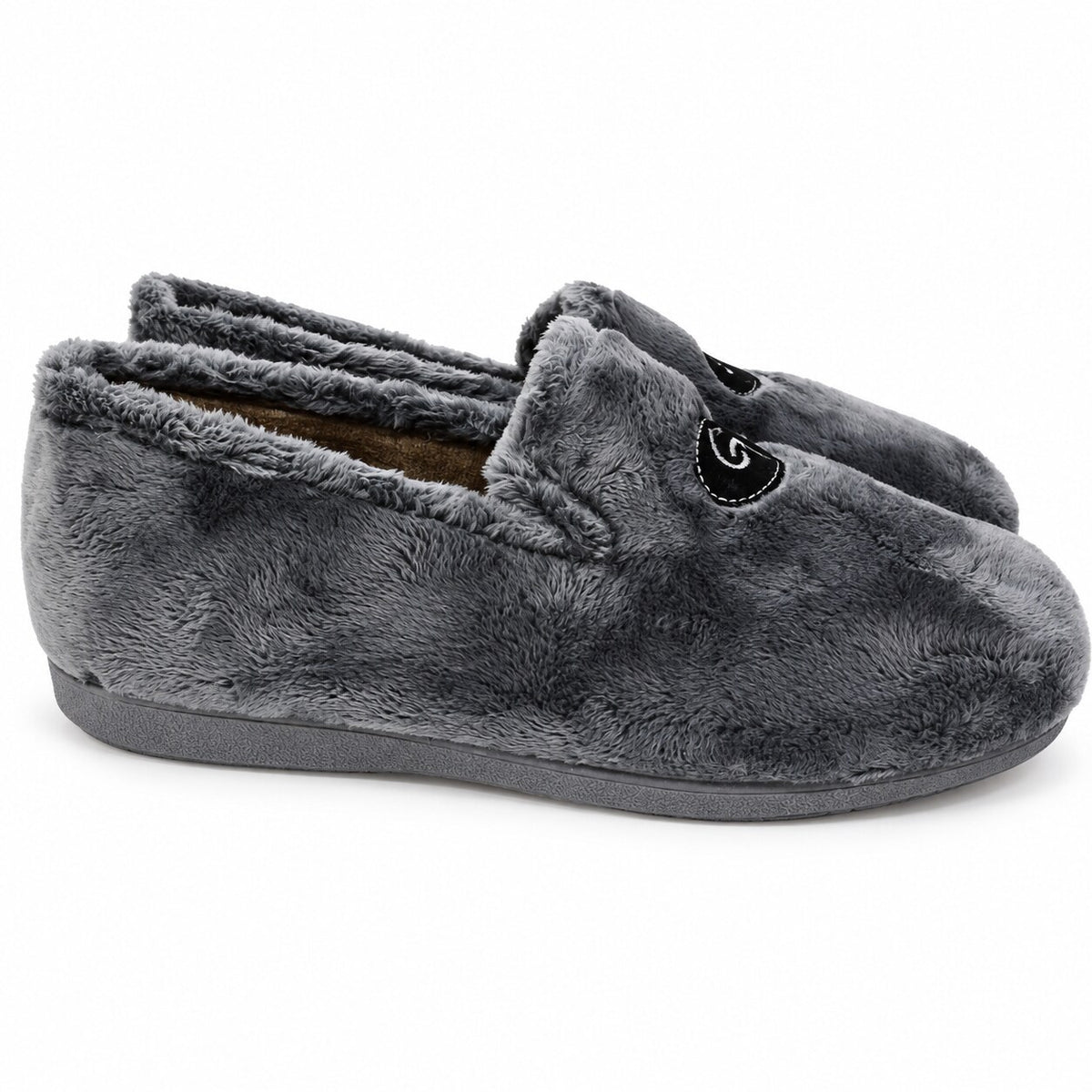 Zapatilla cerrada Garzón 6501.275 gris oscuro, vista lateral