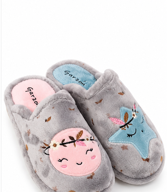 Zapatillas Garzón P455.275 gris perla vista tres cuartos