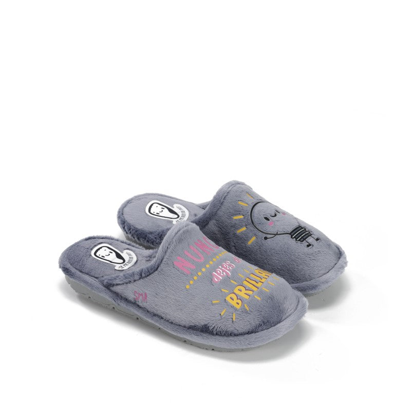 Zapatillas de casa "Nunca dejes de brillar"