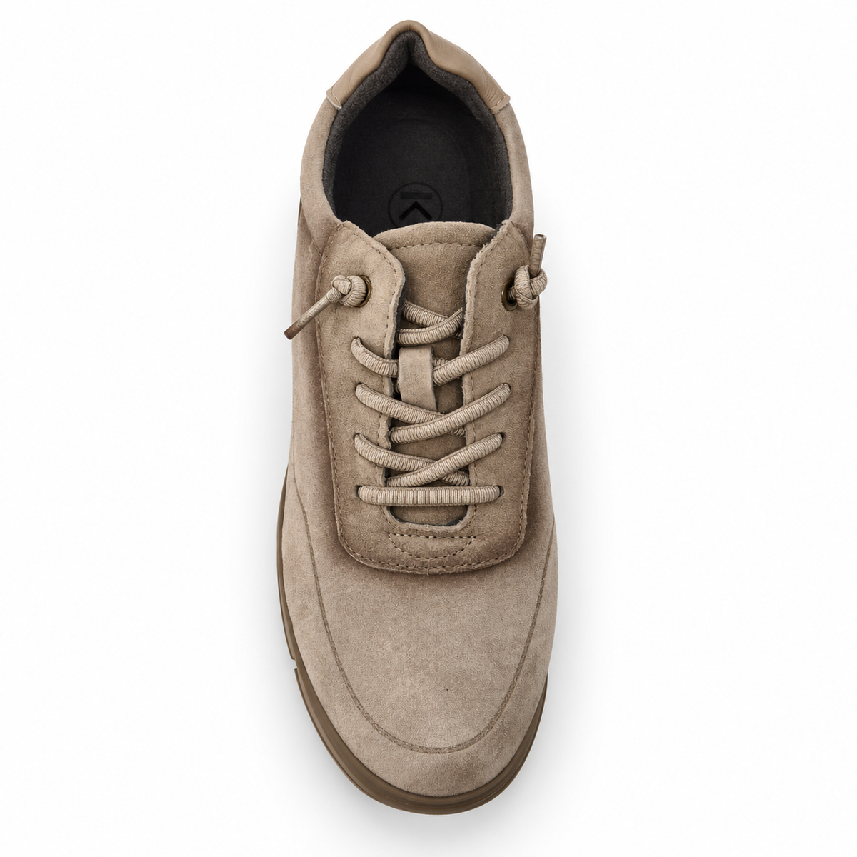 Zapatillas de mujer Kloe Marín 3319 topo de piel, vista superior